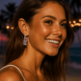 Augusta | Violetiniai auskarai