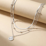 Sidabrinis kaklo papuošalas