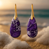 Frida | Lilasunset auskarai