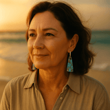 Louise | Mėlyni auskarai