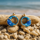 Mette | Rankų darbo dažyti auskarai