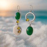 Saga | Blizgūs Sidabriniai Auskarai