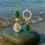 Saga | Blizgūs Sidabriniai Auskarai